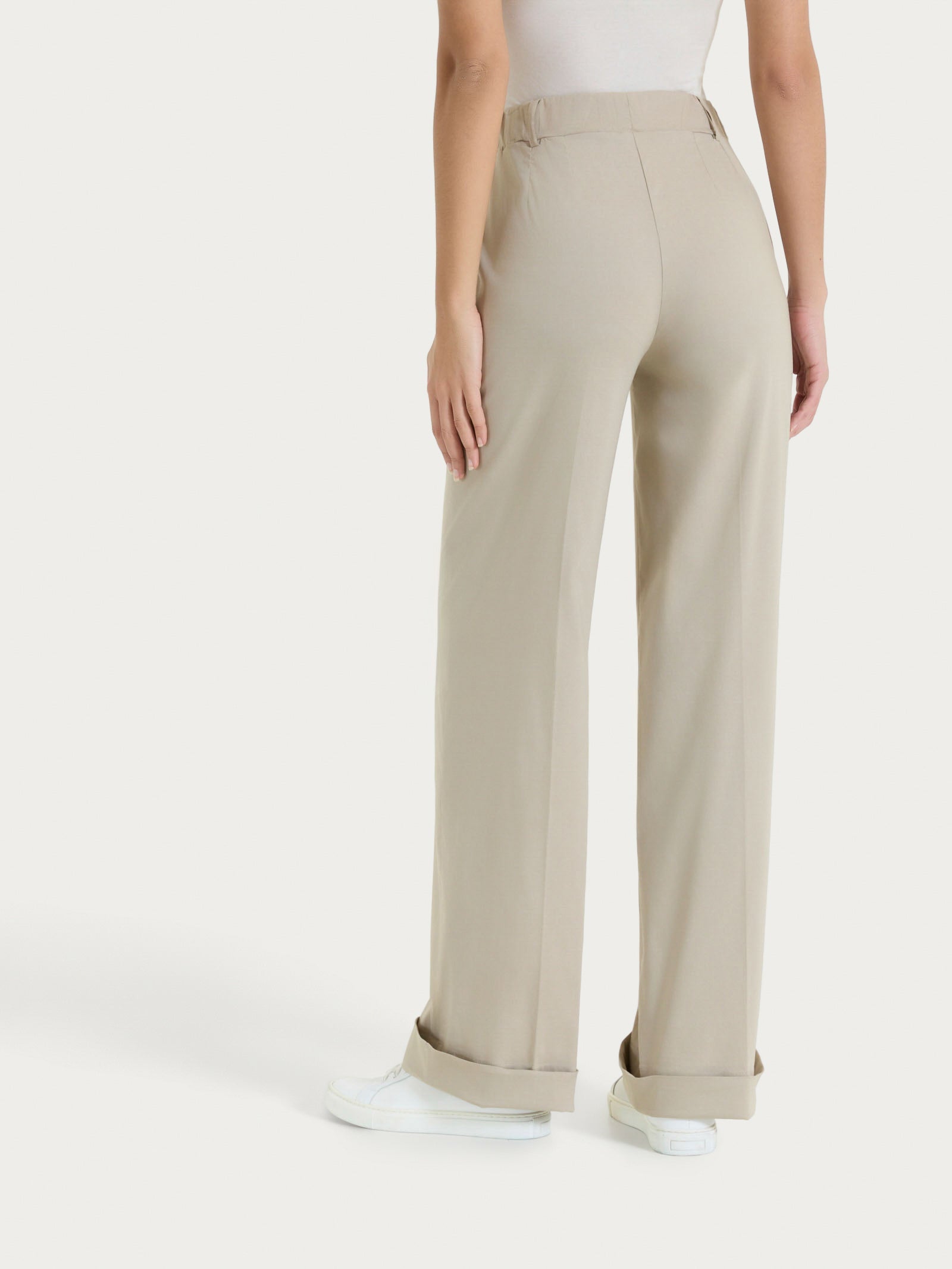 Ragno Super Fresh Pantalone ampio pantalone donna crockery cotone