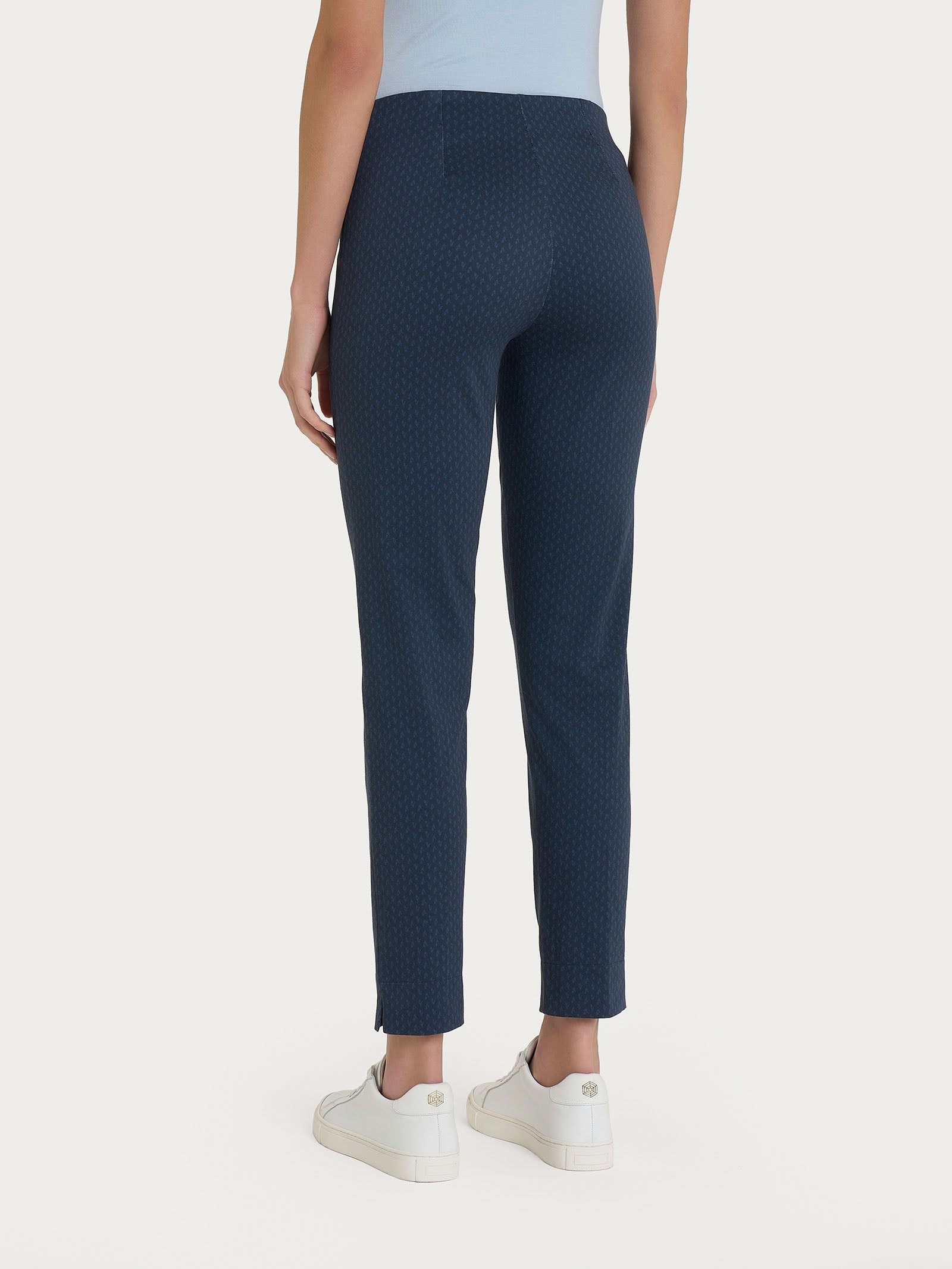 Ragno Satin Power The Cigarette Pantalone Capri Fant. Bleu Skinny
