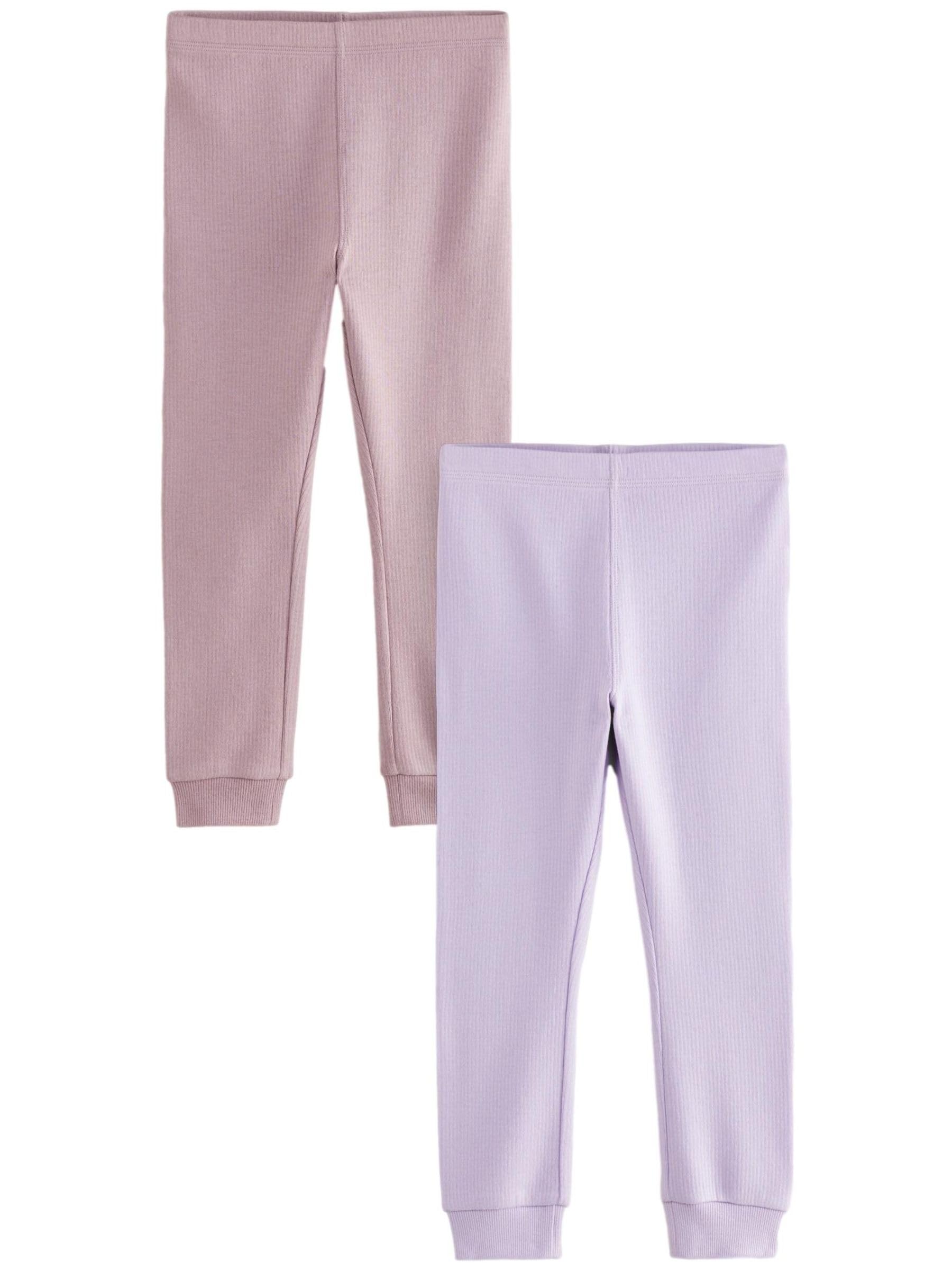 Next leggings termici bambina 2 pezzi cotone