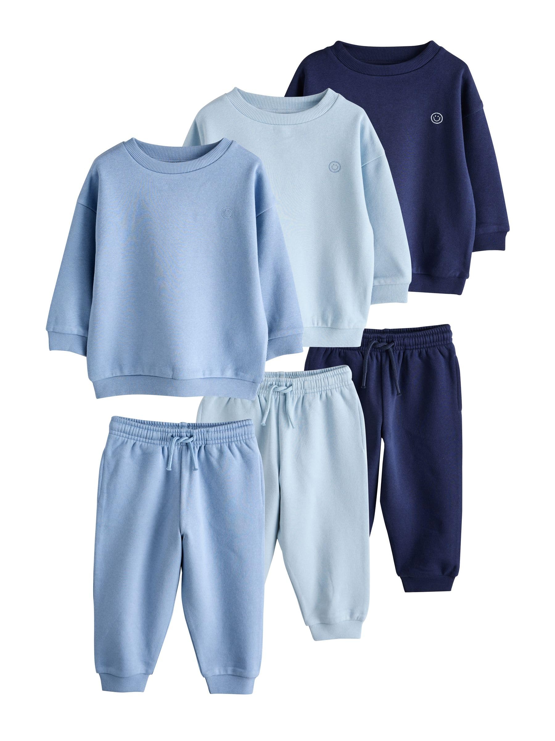 Next tuta jogging ragazzo felpe pantaloni confezione 6 pezzi