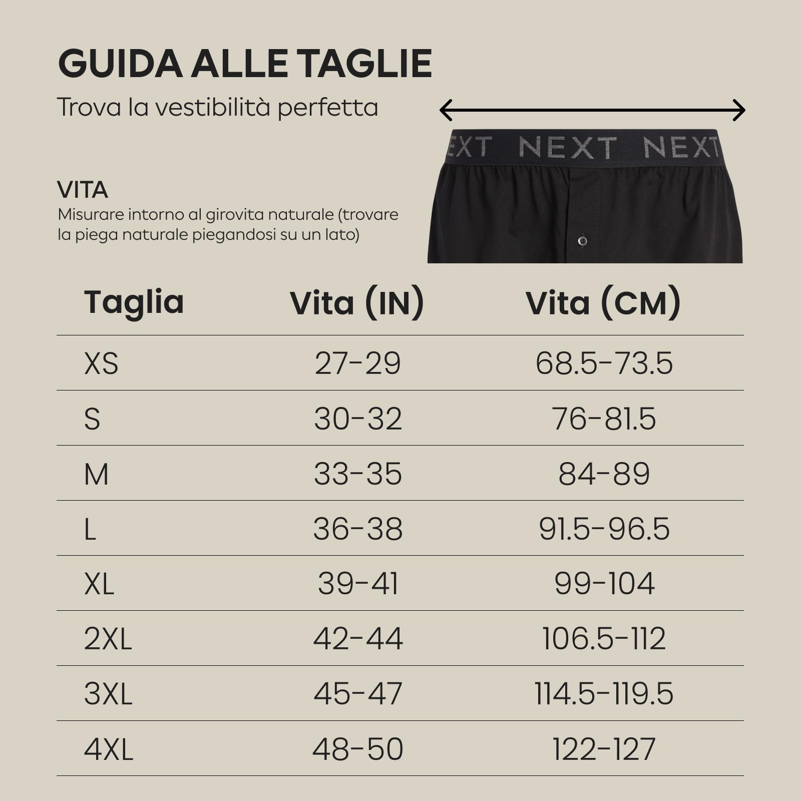 Next Boxer Uomo Jersey 100% Cotone Vestibilità Comoda