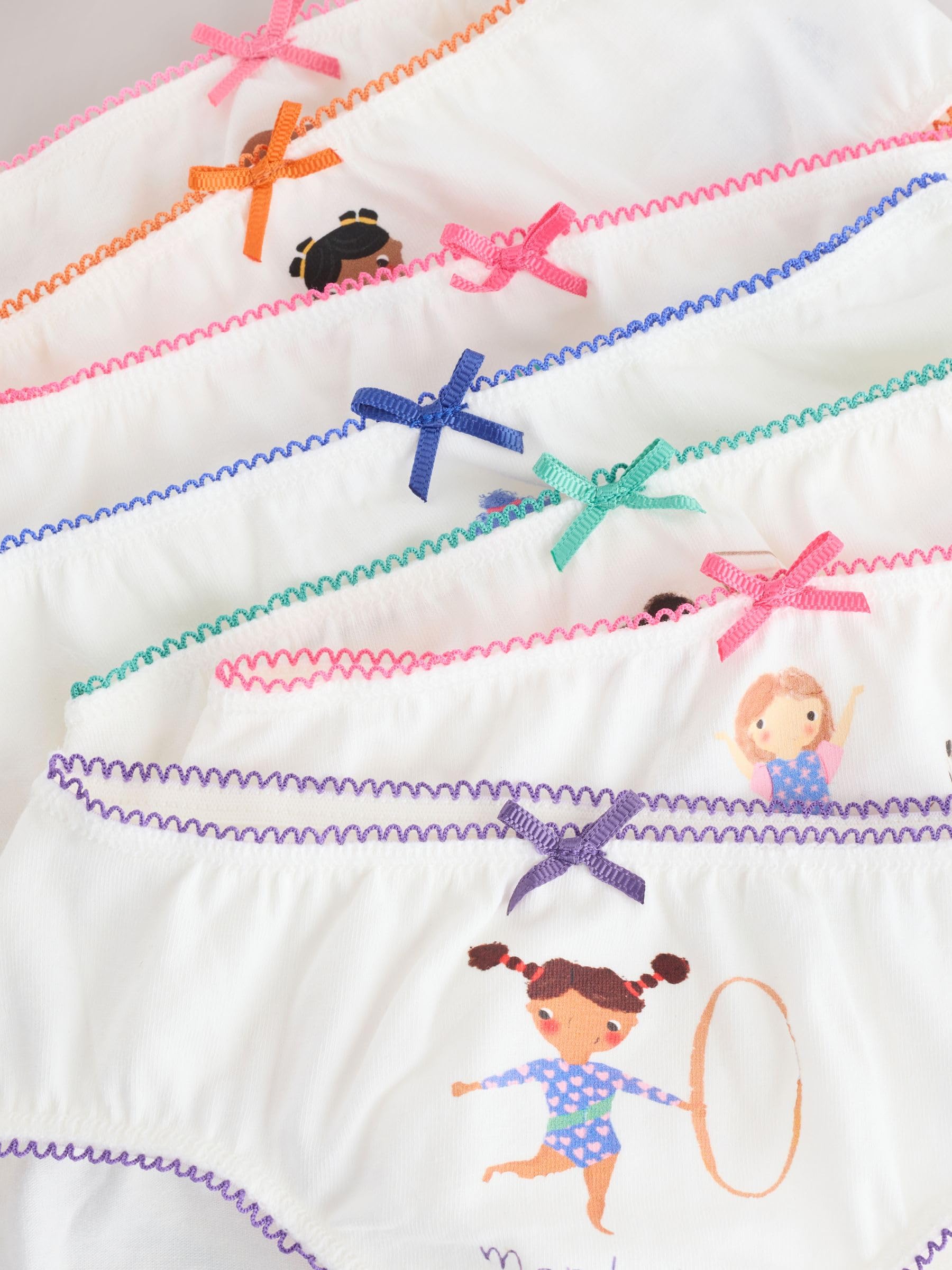 Next Slip Bambina Cotone Confezione 7 Pezzi Cotone
