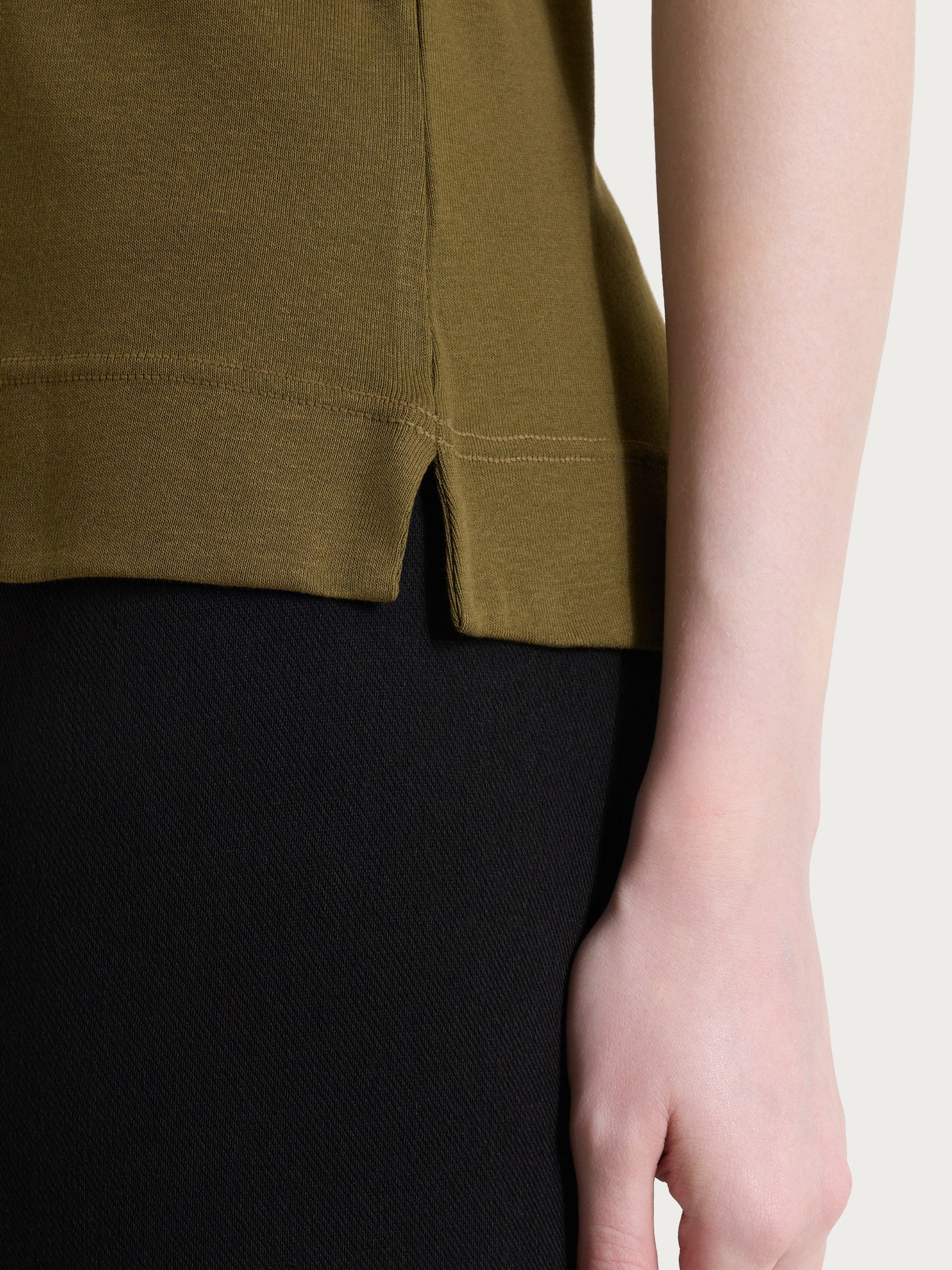 Ragno Eco Cotton Maglietta Girocollo Donna Dark Olive