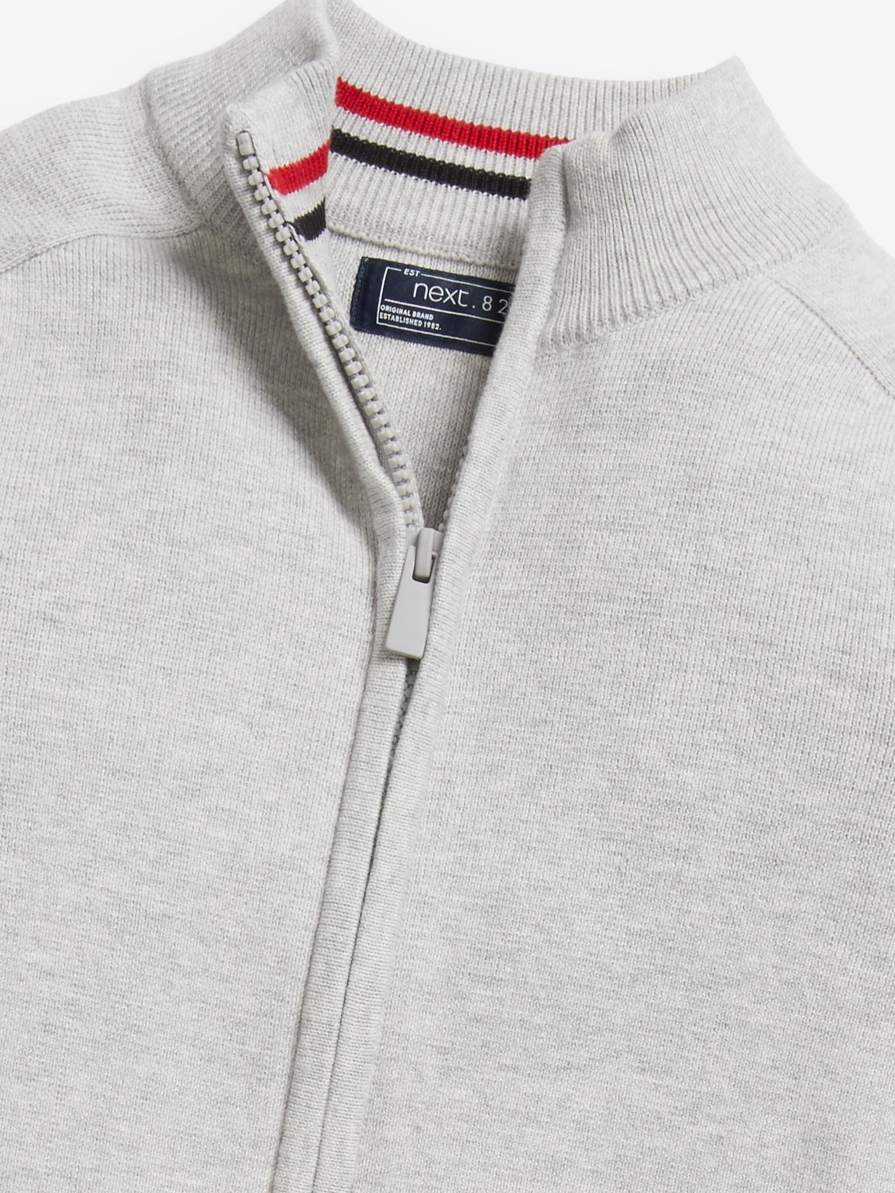 Next cardigan maglia bimbo con zip taglia 104