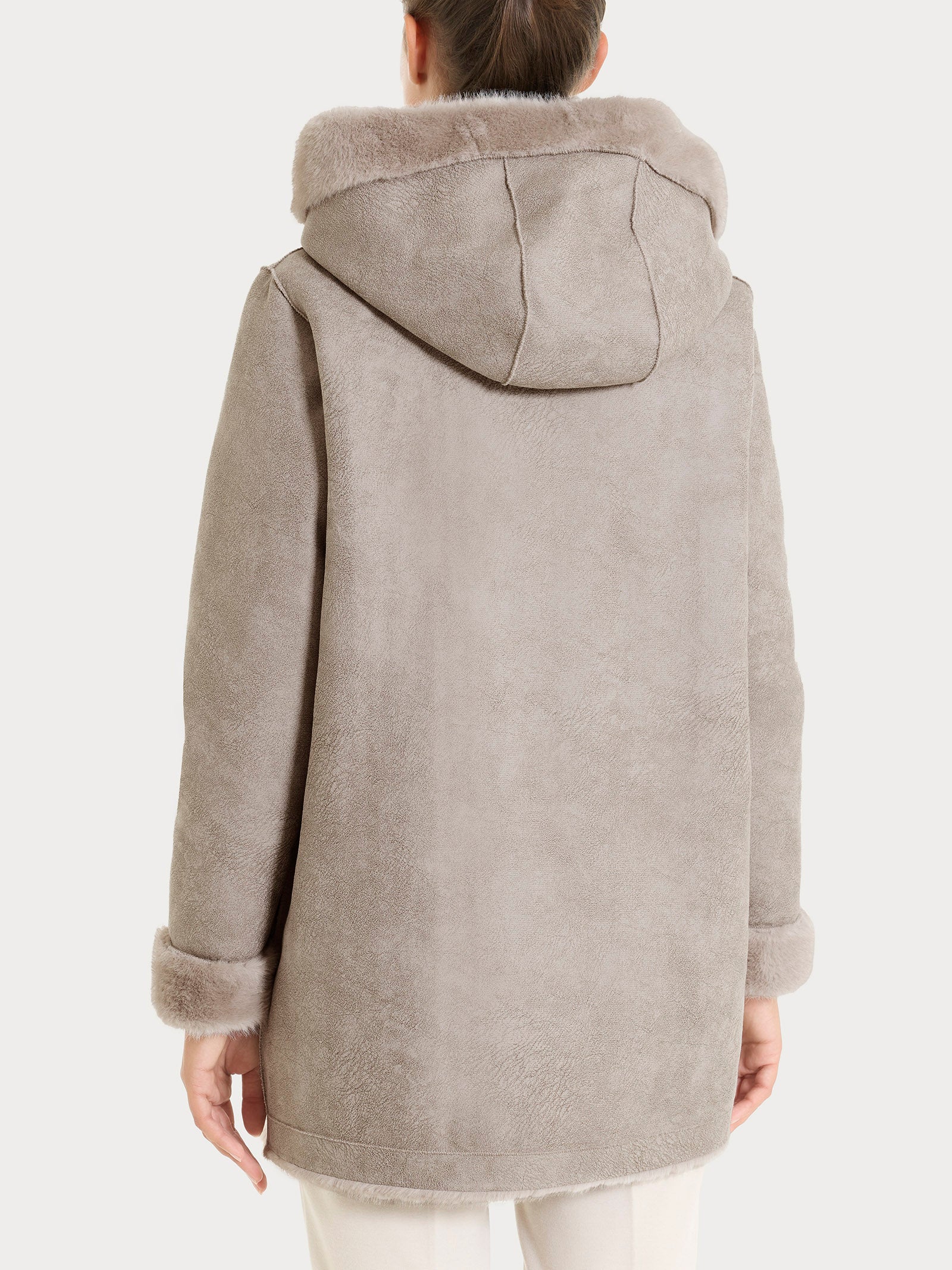 Ragno cappotto donna String double-face vegan fur