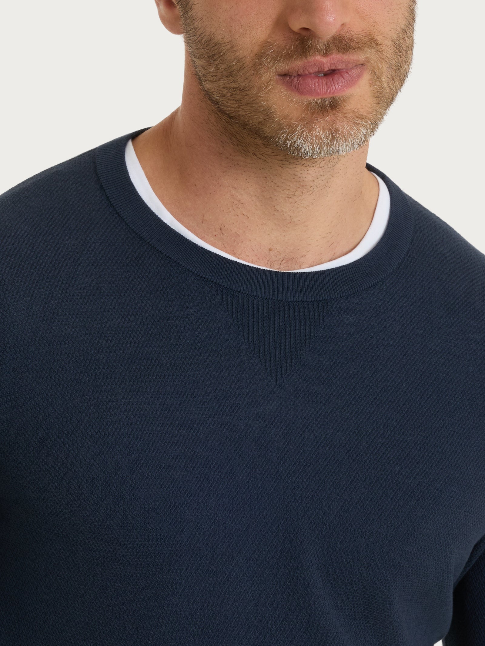Ragno Puro Cotone Maglia piquet uomo Outer Space