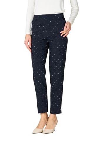 Goldenpoint Straight Leggings Micro Pois Vita Elasticata