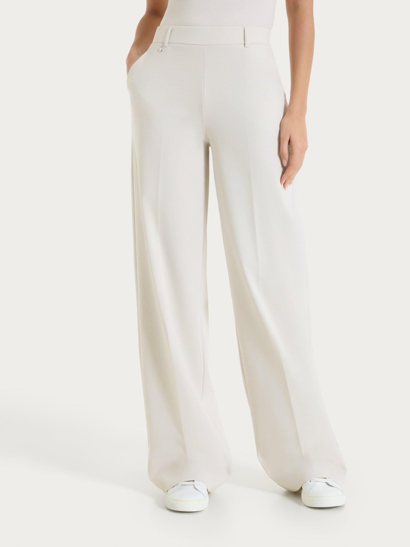 Ragno Compact Light Pantalone palazzo Champignon