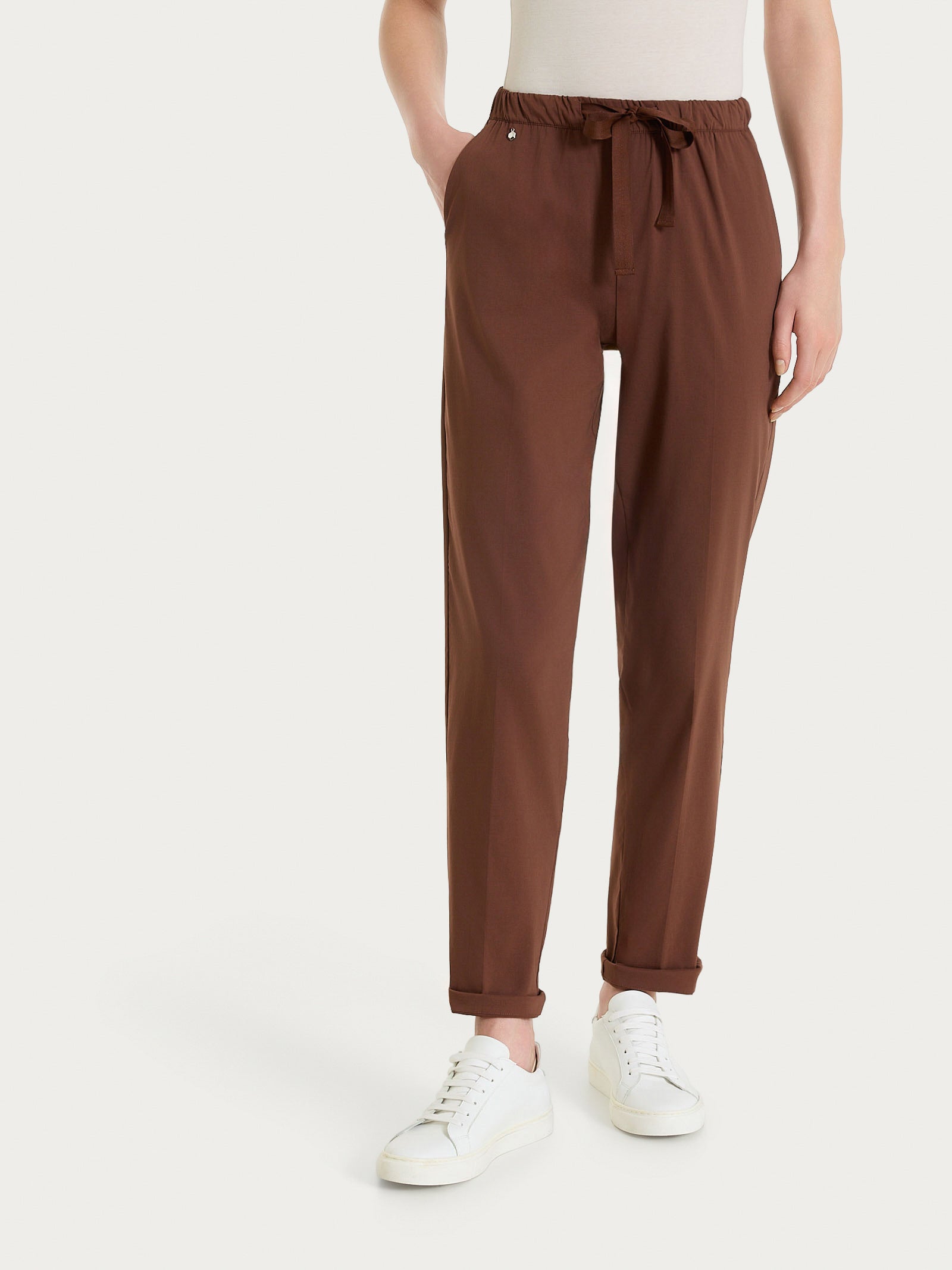 Ragno Super Fresh Pantalone Jogger Cappuccino cotone