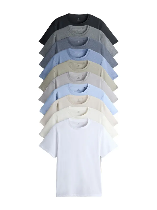Geo Next The Set t-shirt uomo 10 pezzi cotone manica corta