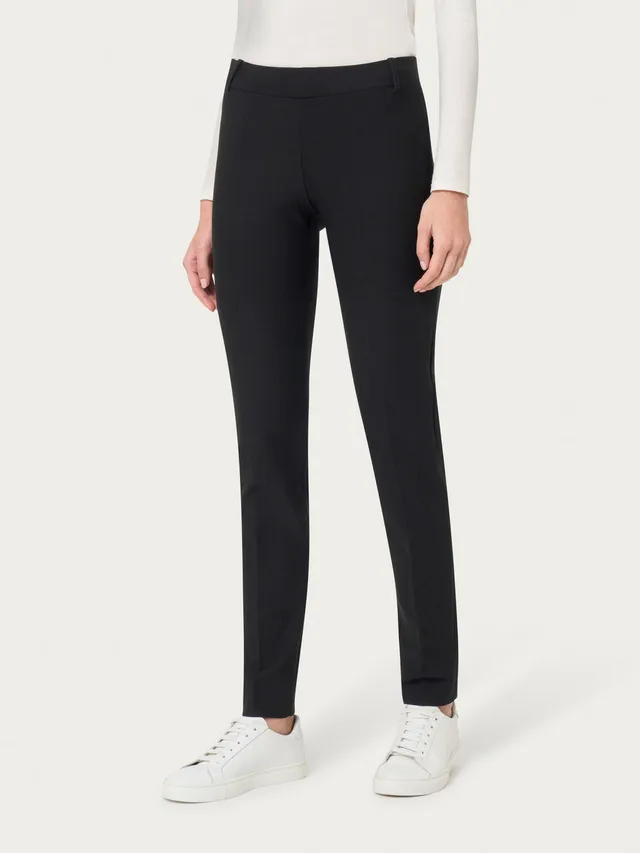 Ragno Compact pantalone cigarette Black