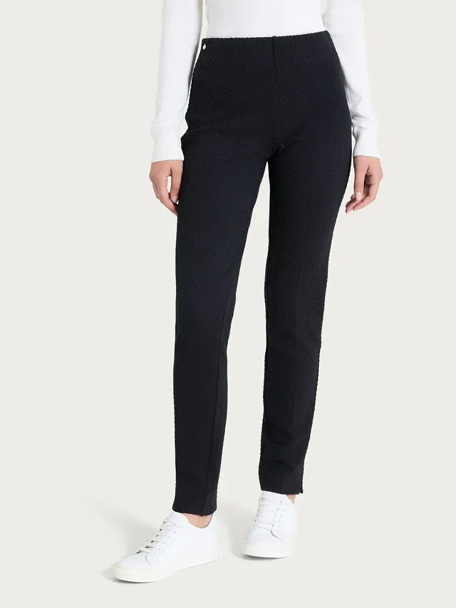 Ragno The Cigarette Pantalone Sigaretta Nero Spina Pesce