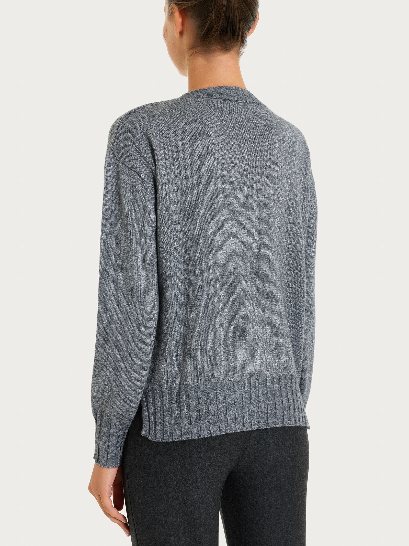 Ragno Natural Soft maglia girocollo lurex Ferro Mel