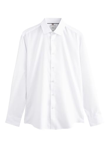 Next Camicia Easy-Care Testurizzata Slim Uomo