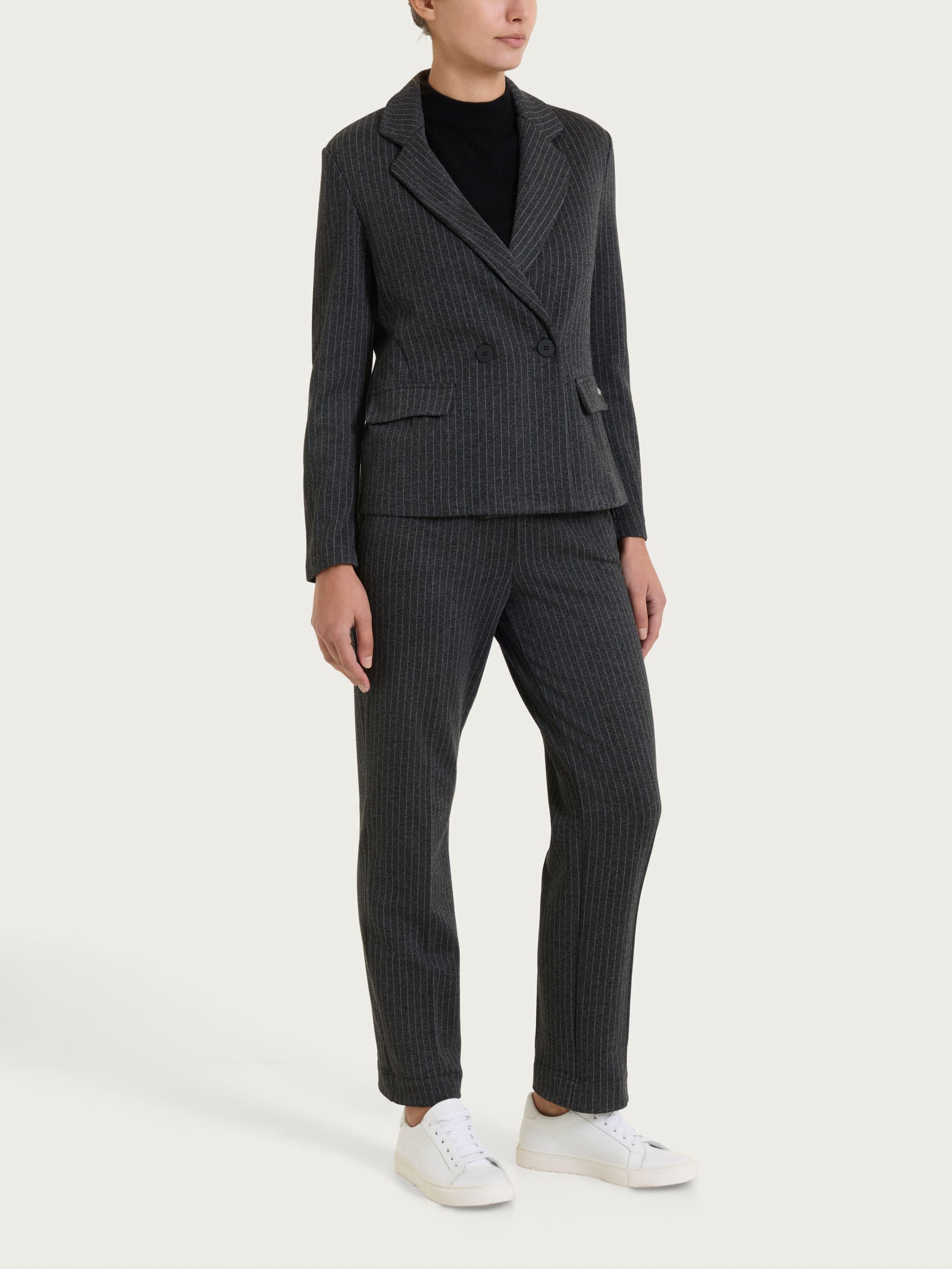 Ragno Blazer Doppio Petto Gessato Fant.Oscuro Mel