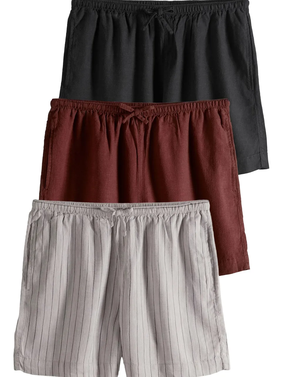 Geo Next The Set Lino Shorts Elastico 3 Pezzi Donna