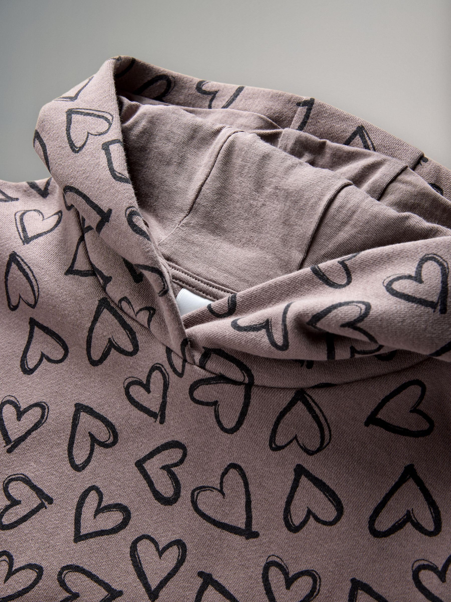 Next The Set 4 felpe cappuccio bambina oversize misto cotone