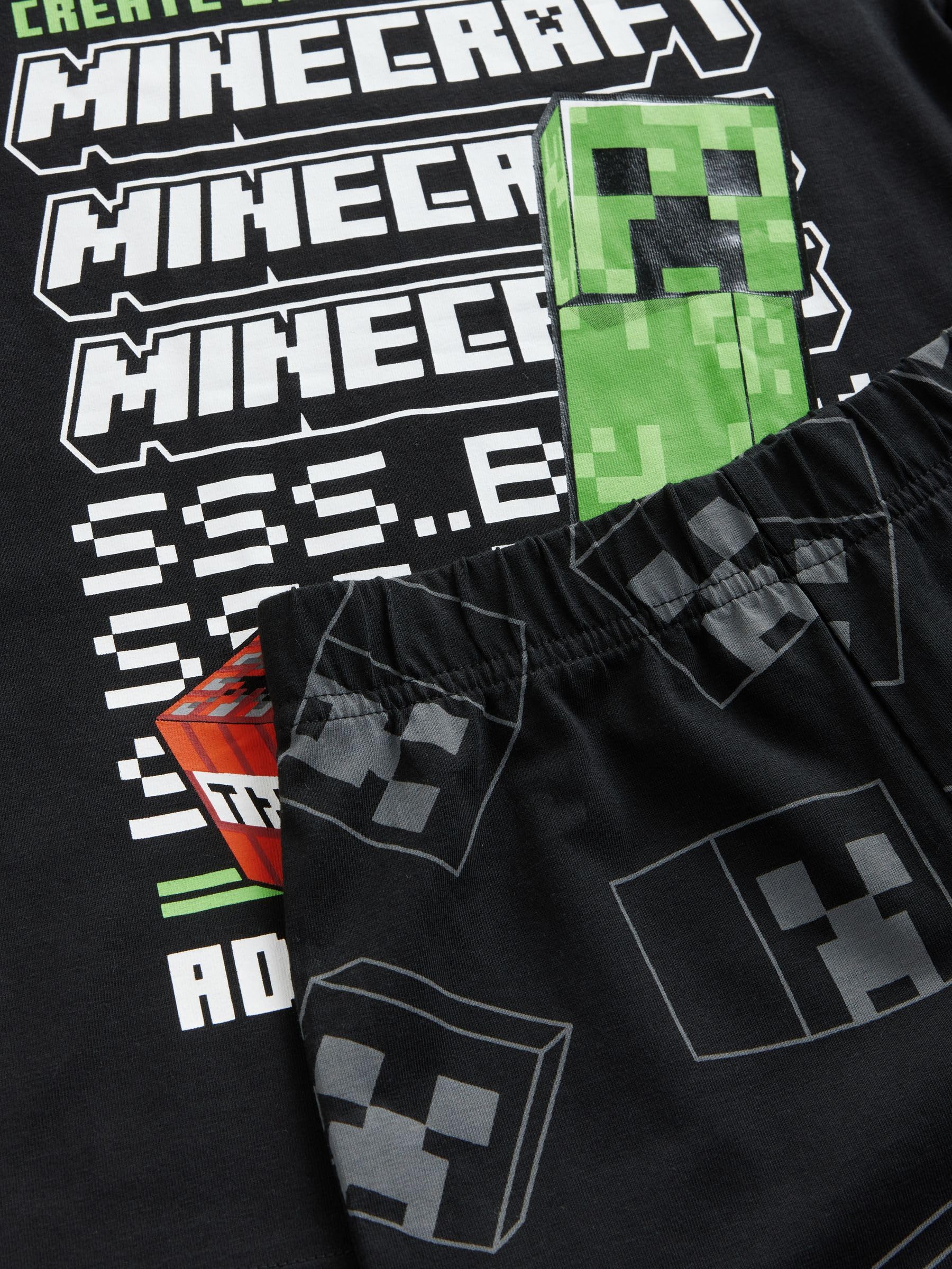 Next Minecraft pigiama corto ragazzo 116 2 pezzi cotone