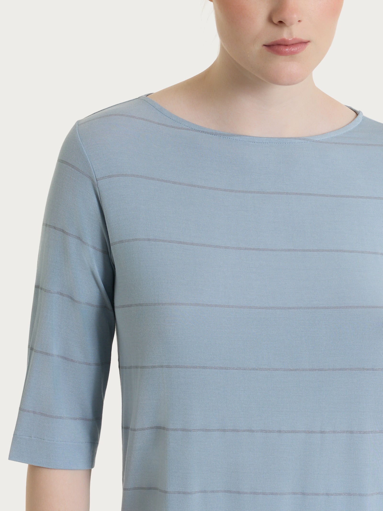 Ragno Summer Light Maglietta Barchetta Righe Blu Viscosa