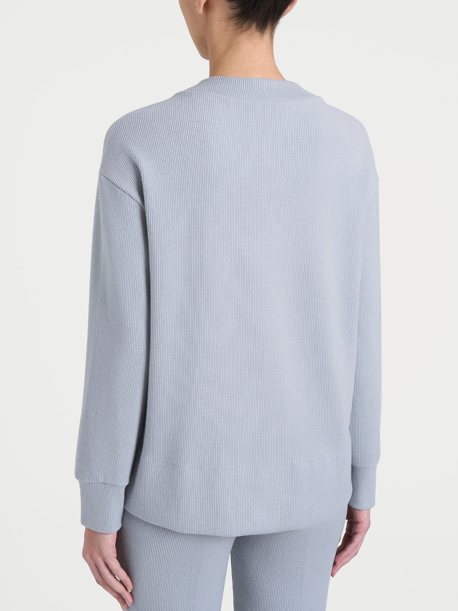 Ragno Relaxed Wardrobe Felpa Girocollo Velvet Ultimate Gray Over