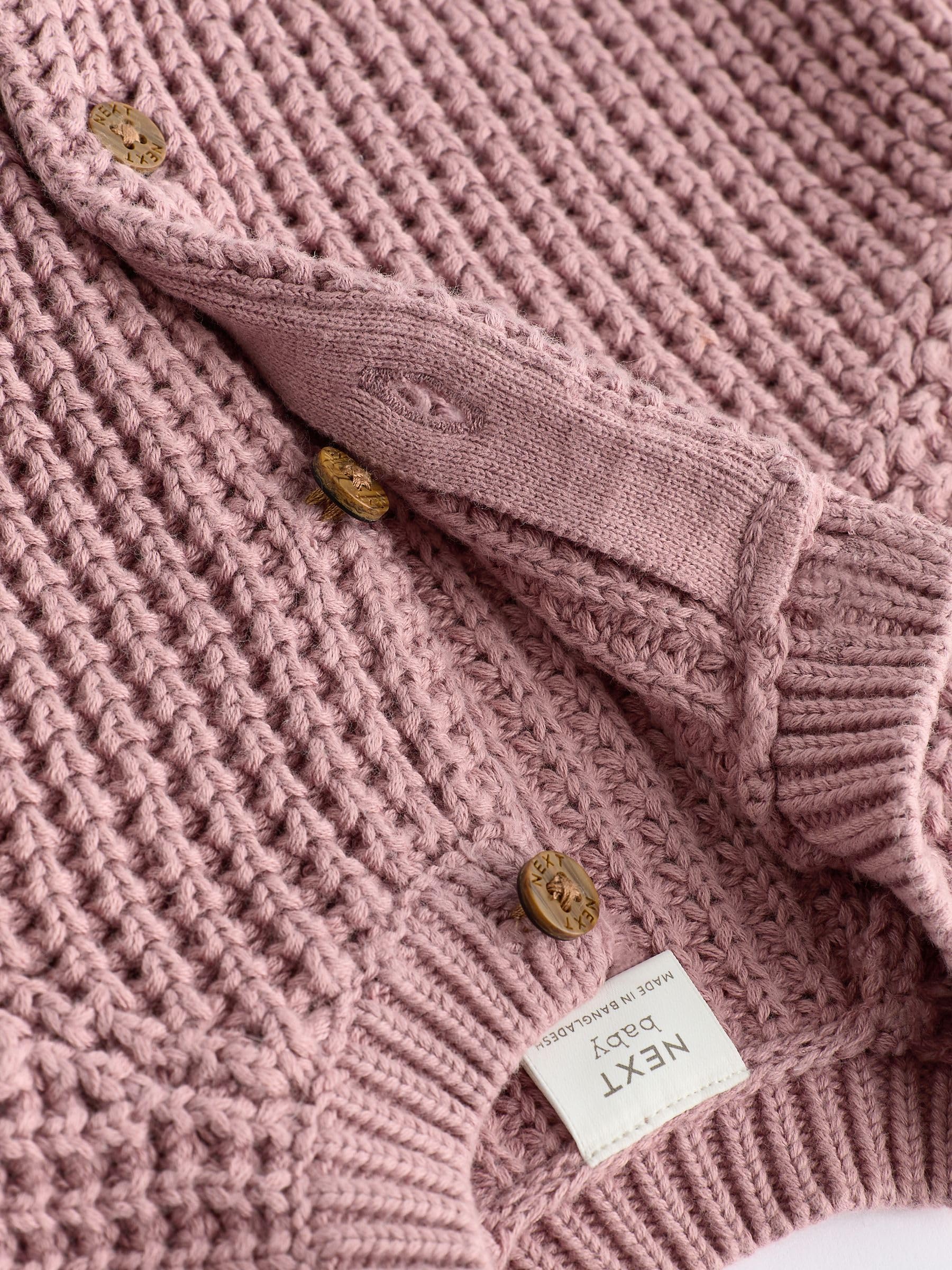 Next cardigan bebè cotone 3-6 mesi scritta ricamata