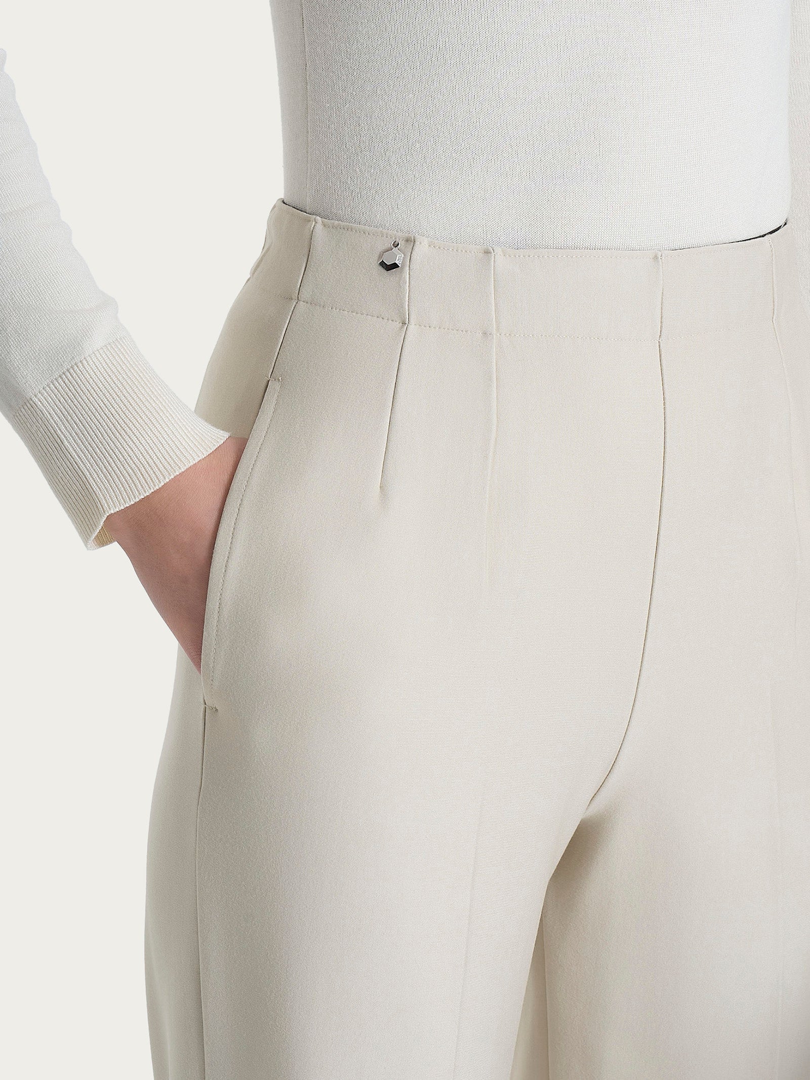 Ragno Compact Pantalone Dritto Tasche Champignon