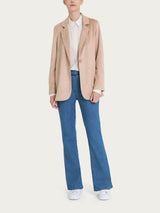 Ragno Compact Blazer Over Eco Suede Warm Taupe monopetto