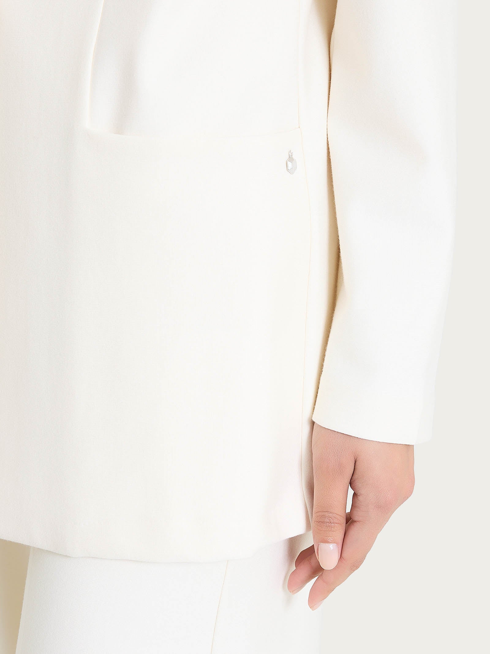 Ragno Compact blazer over donna Rain Forest punto Milano