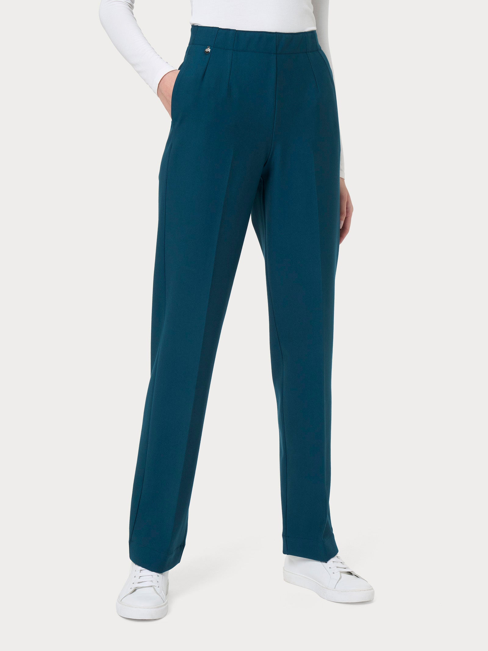 Ragno Compact The Straight Leg pantalone blu Reflecting Pond