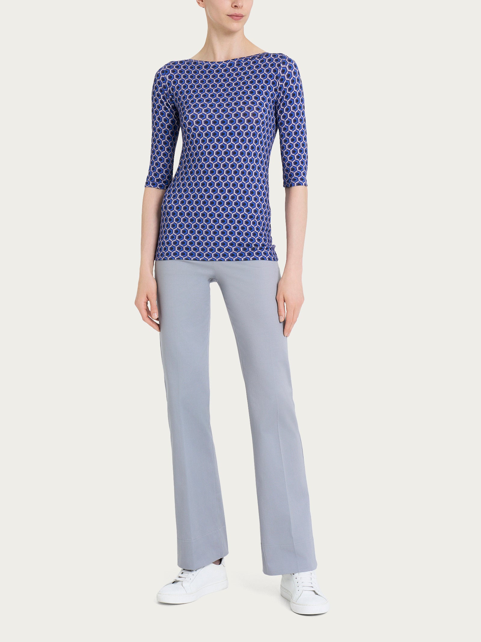 Ragno Satin Power The Flare pantalone grigio Ultimate Gray