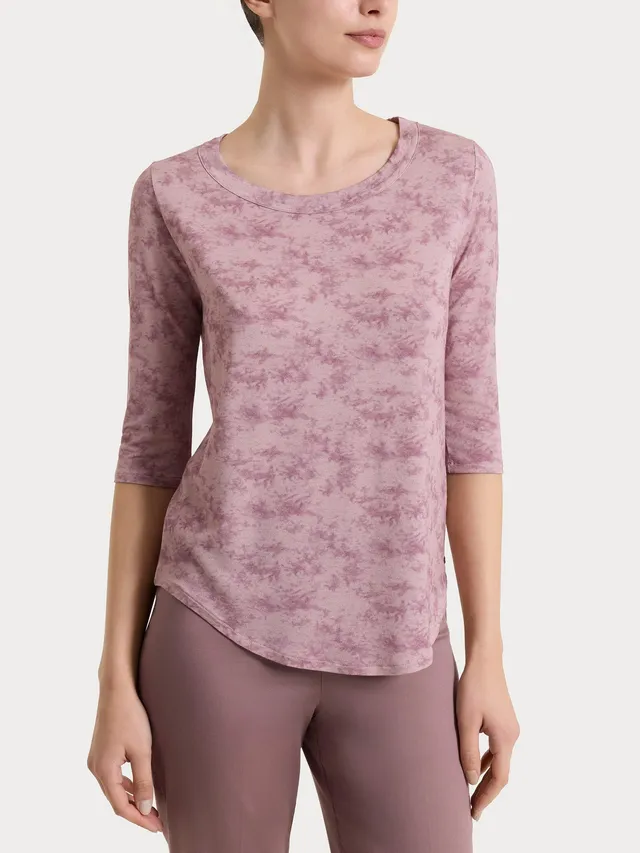 Ragno Viscosa Summer maglietta donna violet in crepe