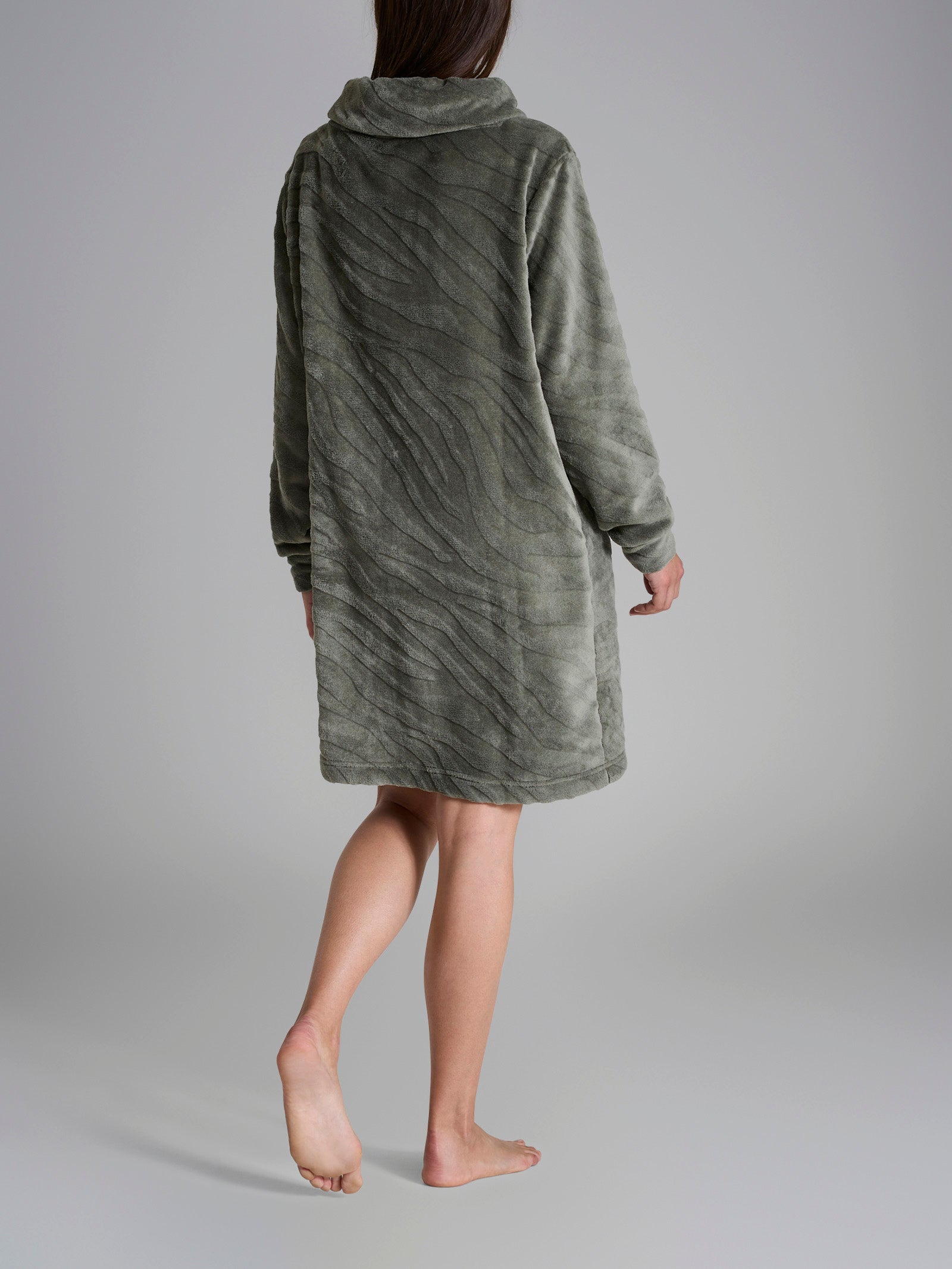 Ragno Maxi Maglia Coral Fleece donna Shadow collo alto tasca