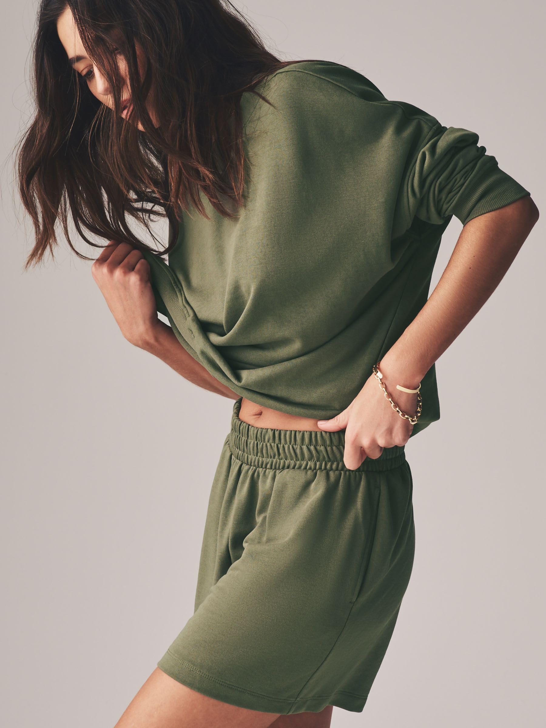 Geo Next The Set completo felpa comoda shorts uso quotidiano