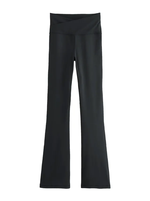 Next leggings donna S a zampa vita incrociata sport