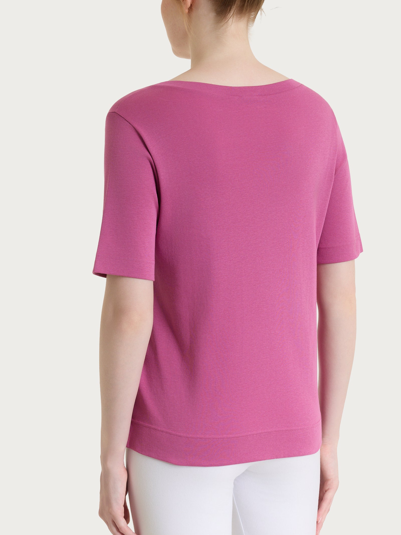 Ragno Eco Cotton maglietta girocollo Red Violet cotone
