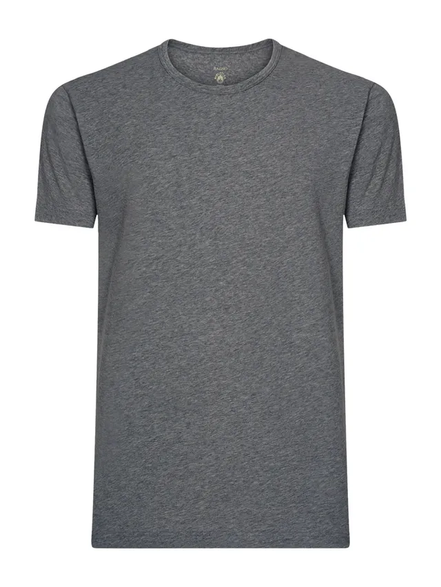Ragno Comfort maglietta girocollo grigio mel. cotone