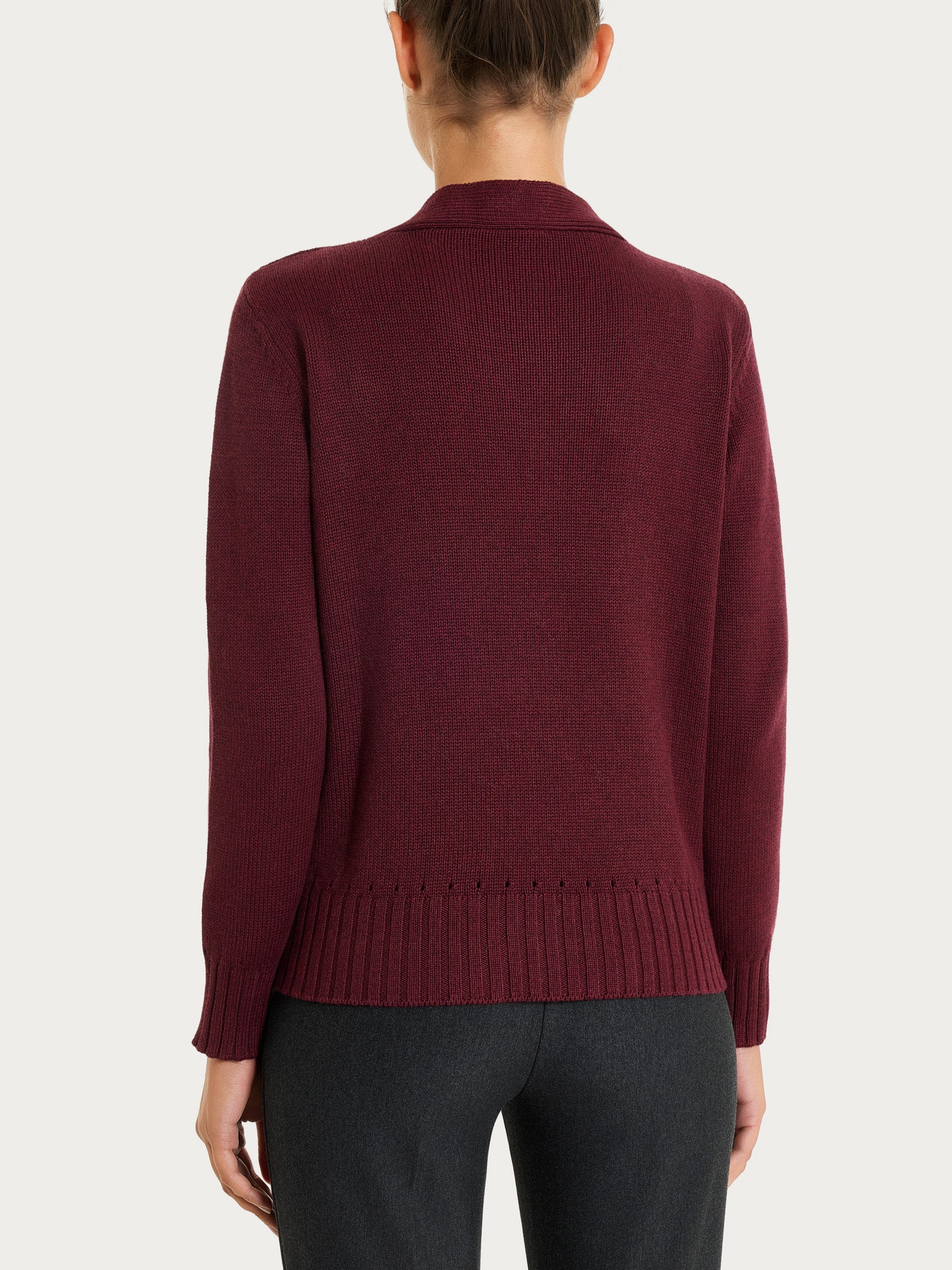Ragno Winter Cotton Cardigan Bottoni Fig Mel. cotone