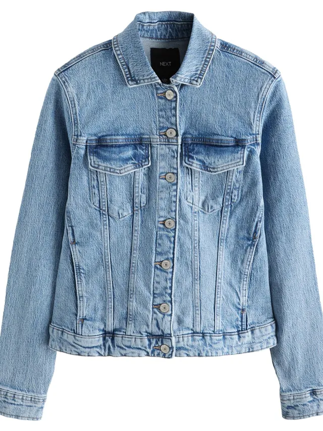 Next giacca denim aderente donna taglia 42 cotone