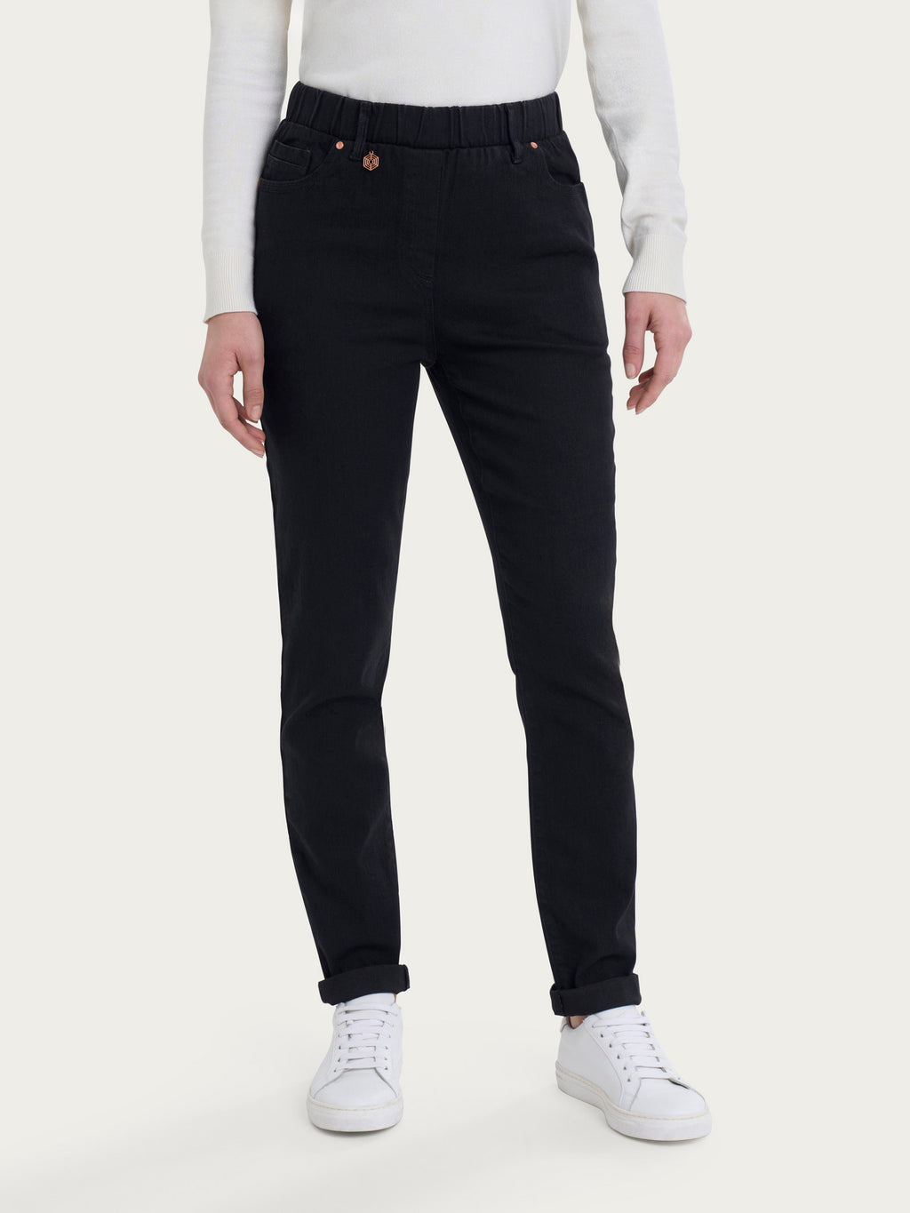 Ragno 4 Seasons Denim 5-Pocket Jeans jeans Black elasticizzati