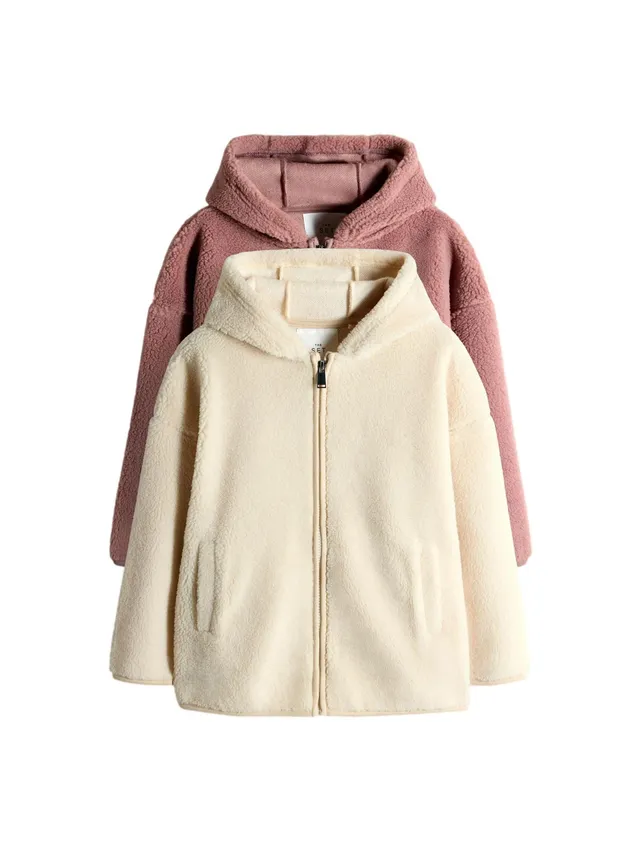 Geo Next The Set felpa bambina cappuccio zip 2 pezzi pile