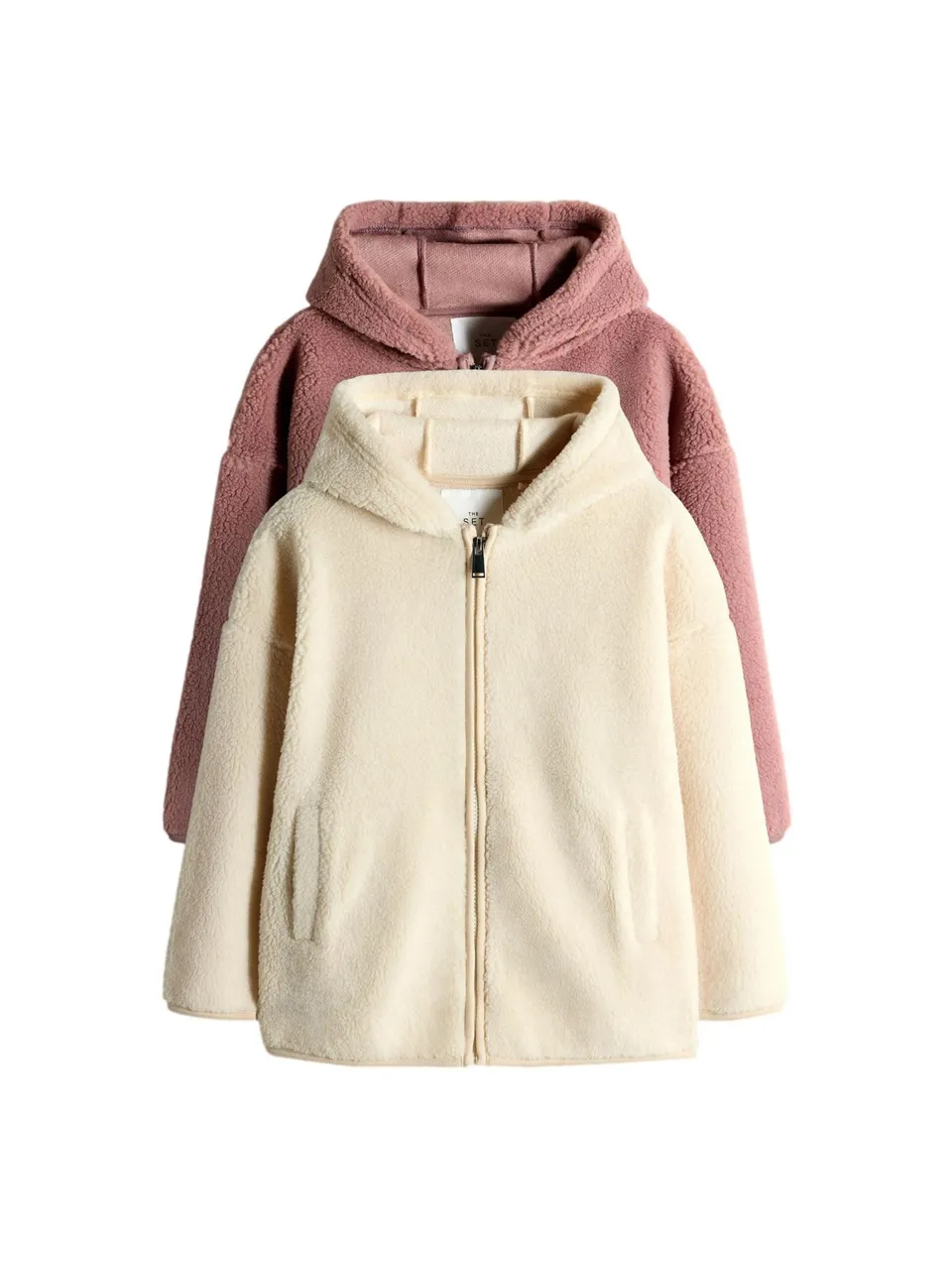 Geo Next The Set felpa bambina cappuccio zip 2 pezzi pile