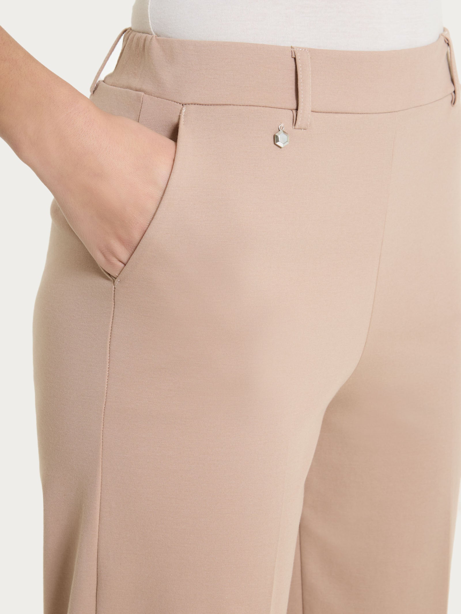 Ragno Compact Light pantalone carota Warm Taupe