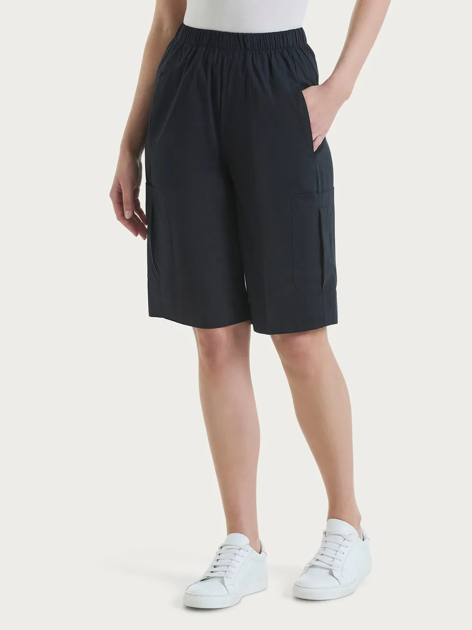 Ragno Super Fresh Bermuda cargo baggy Black