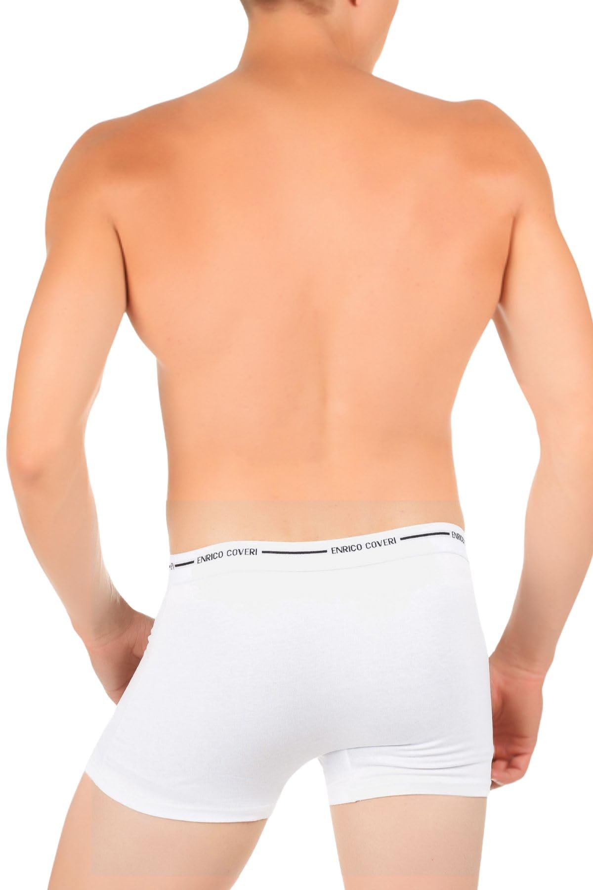 Enrico Coveri Boxer Uomo Cotone Elasticizzato Intimo 4 Pezzi