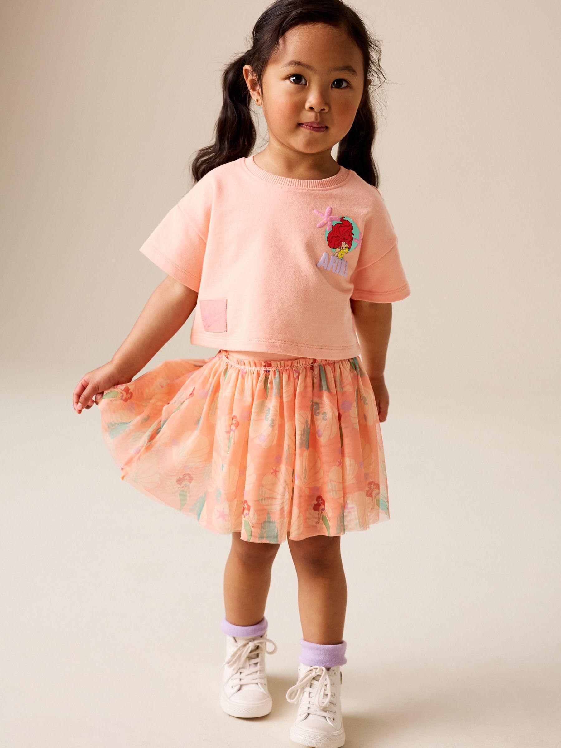 Next Completo Bambina Top e Gonna Disney 80-86 cotone