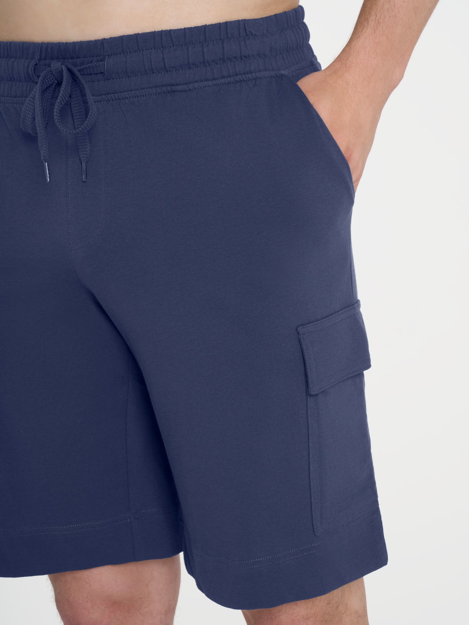 Ragno Jersey Cotone calzoncino cargo blu naval academy
