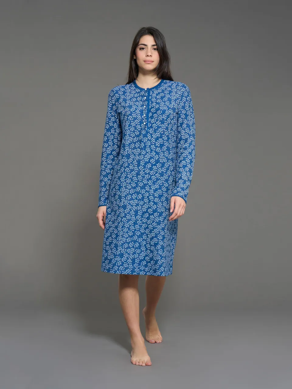 Ragno Jersey Cotone camicia notte serafino Set Sail