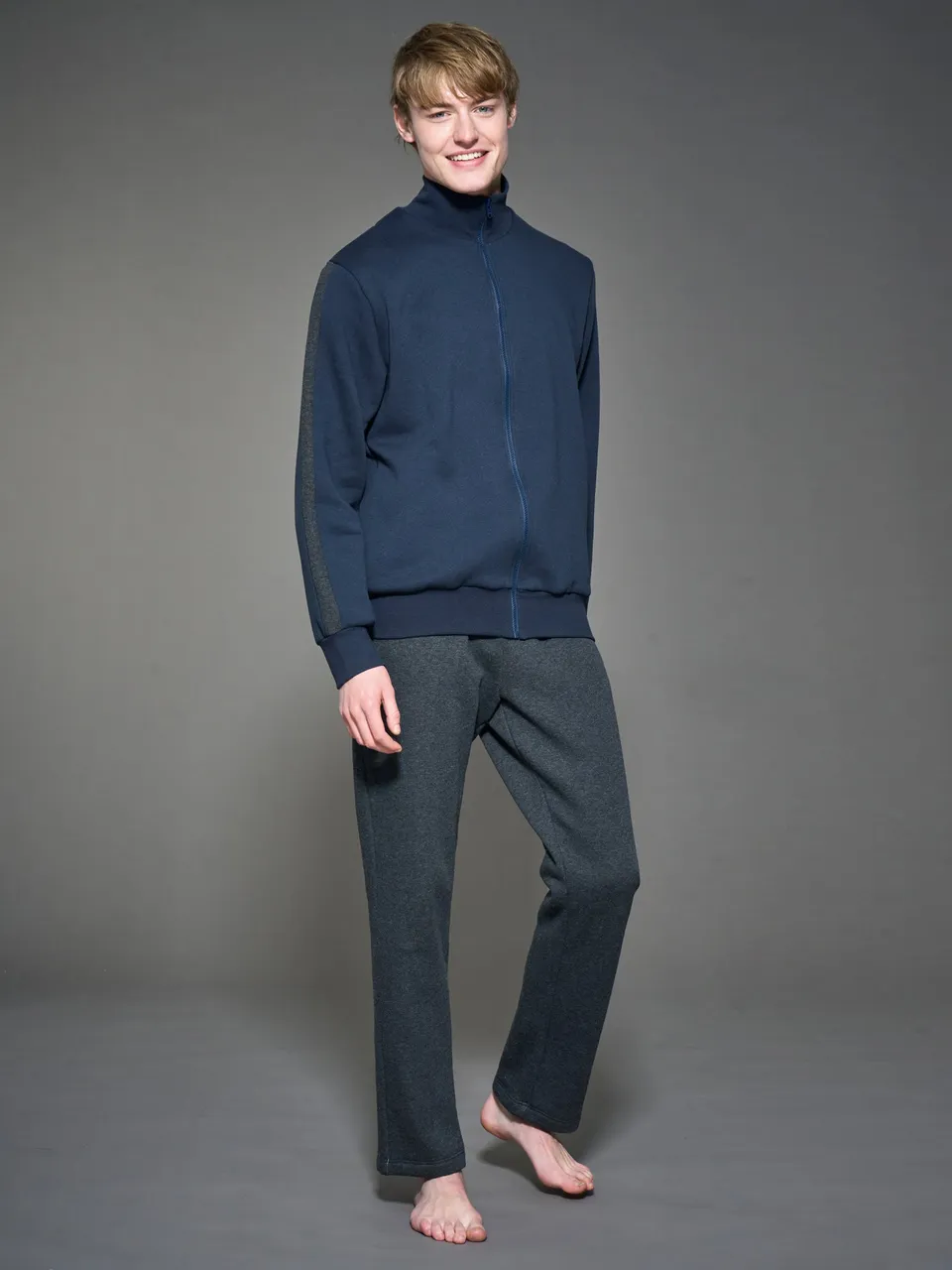 Ragno Comfort tuta felpata collo alto Fant. Navy Blazer