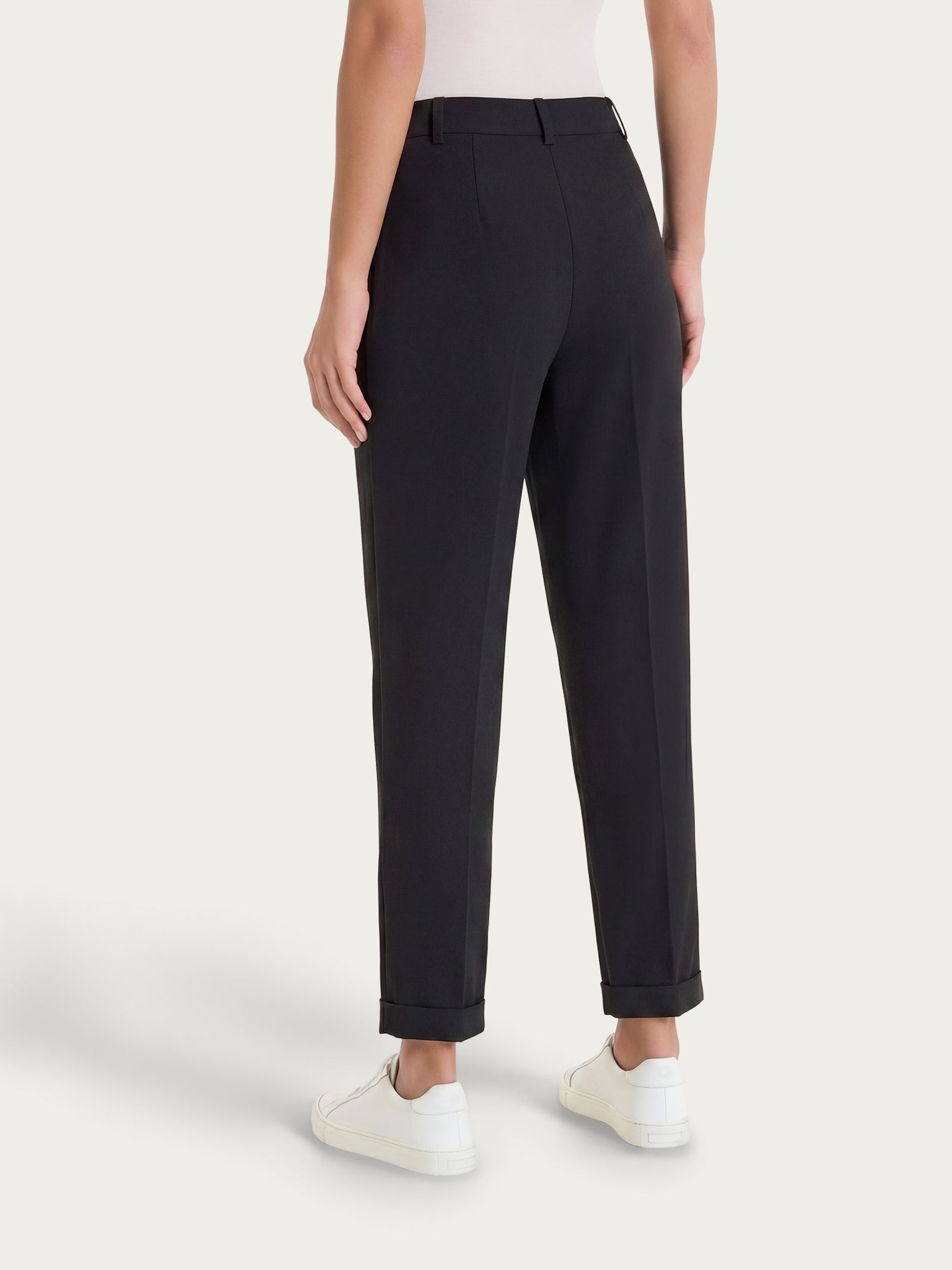 Ragno Super Fresh pantalone carota tapered Nero