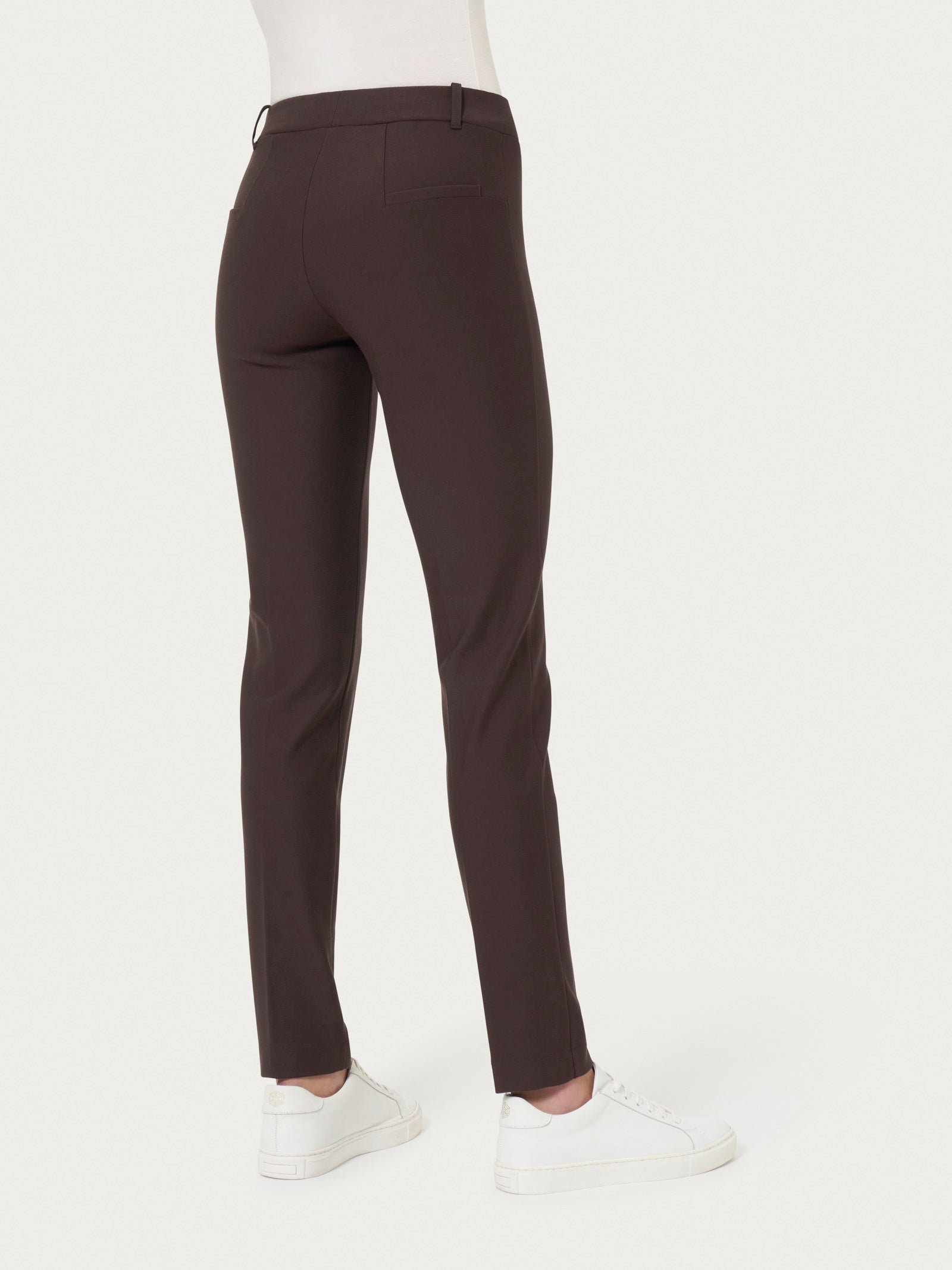 Ragno Compact pantalone sigaretta skinny Chocolate Torte